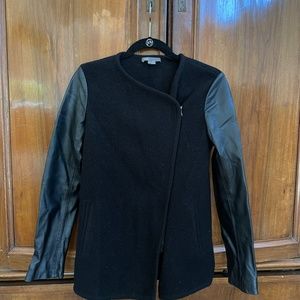 Vince Leather and Wool Jacket XS